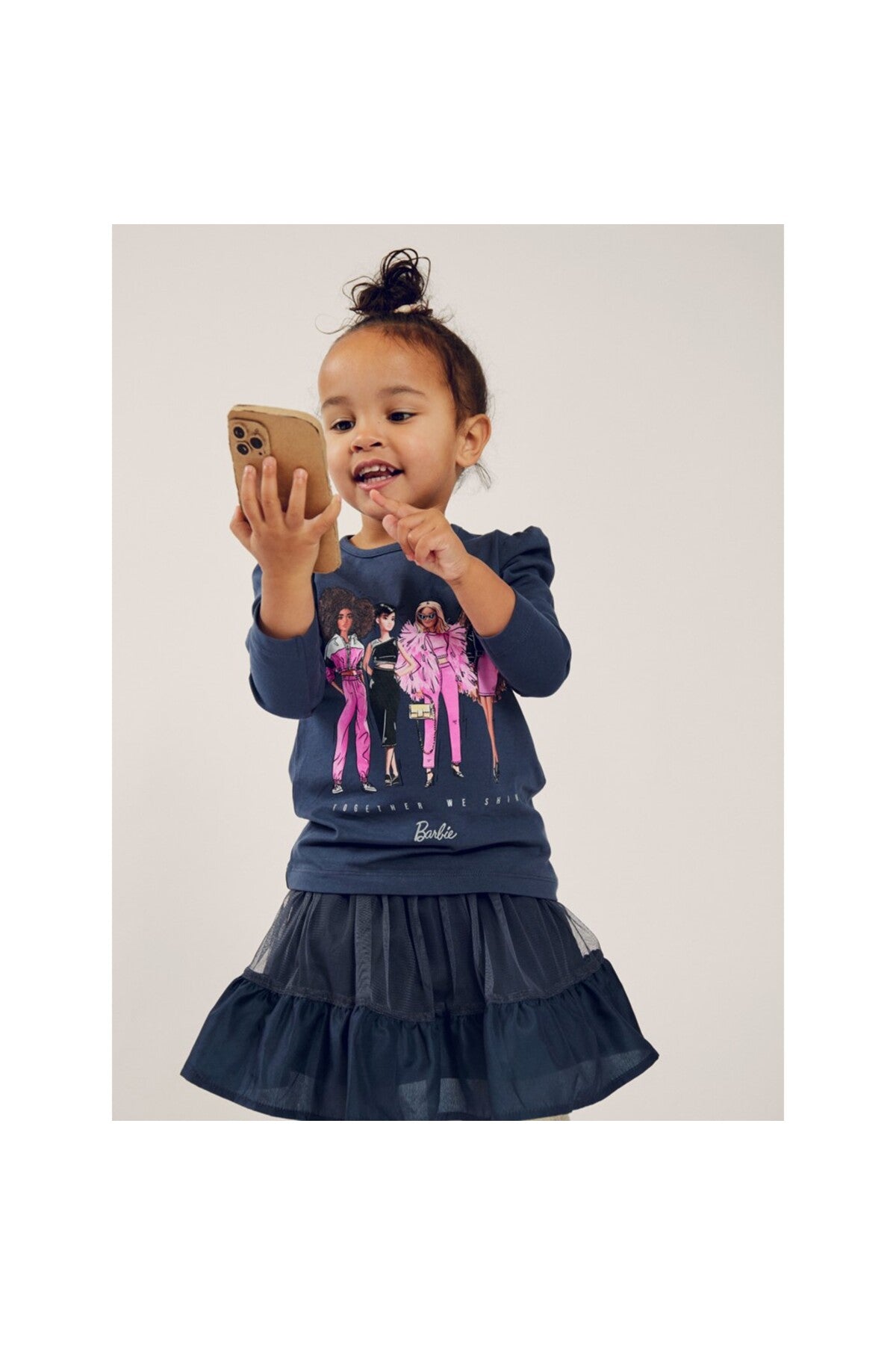 Mini Tül Kız Çocuk Eteği-Katlı,Minimalist,Barbie Detaylı Secondary image