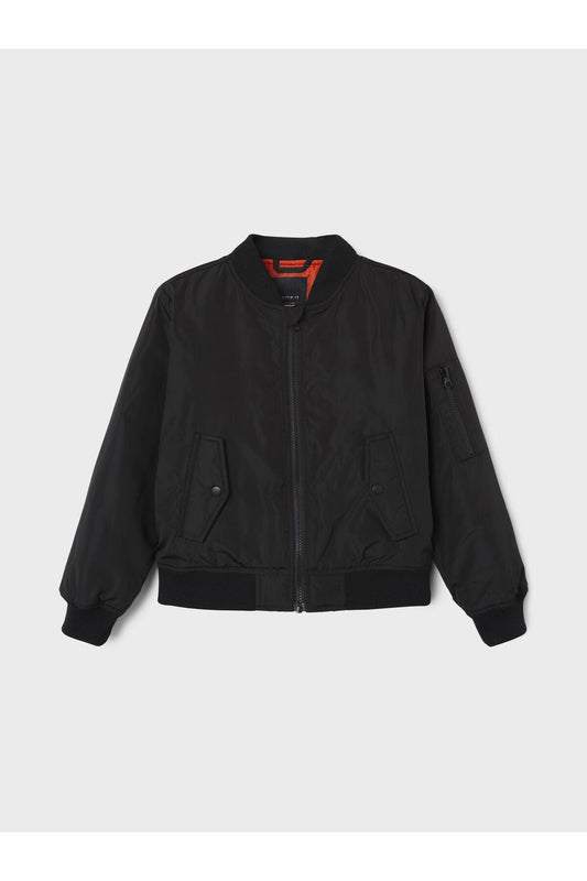 Minimalist Bomber Ceket-Uzun Kol Regular Fit