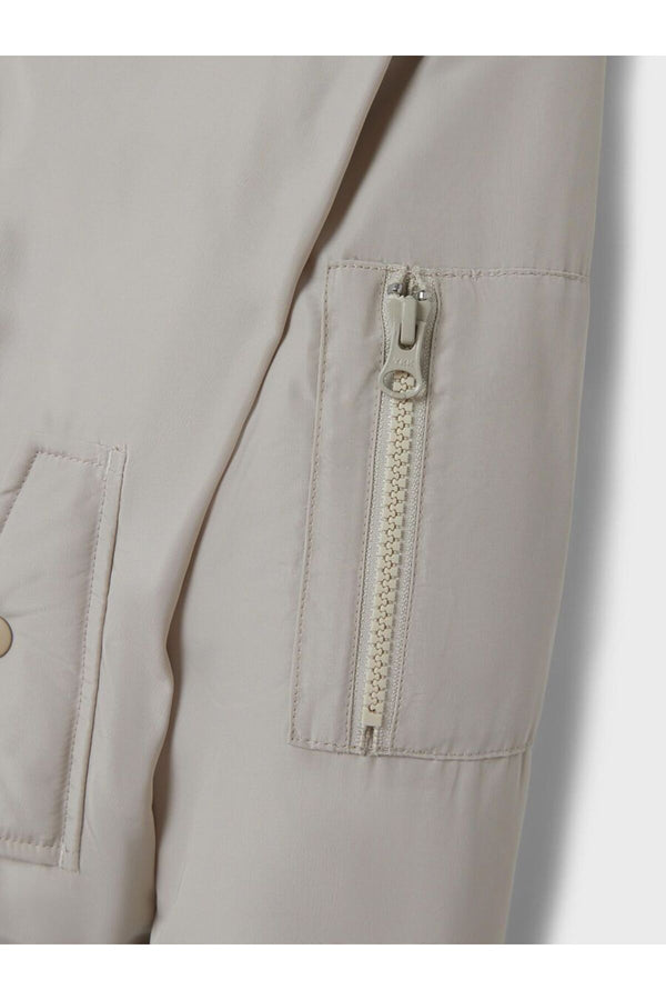 Minimalist Bomber Ceket-Uzun Kol Regular Fit