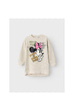 Minnie Mouse Baskılı Oversize Kız Çocuk Sweatshirt-Günlük Kullanım