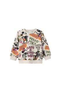Minnie Mouse Desenli Kız Çocuk Sweatshirt-Uzun Kol Regular Fit