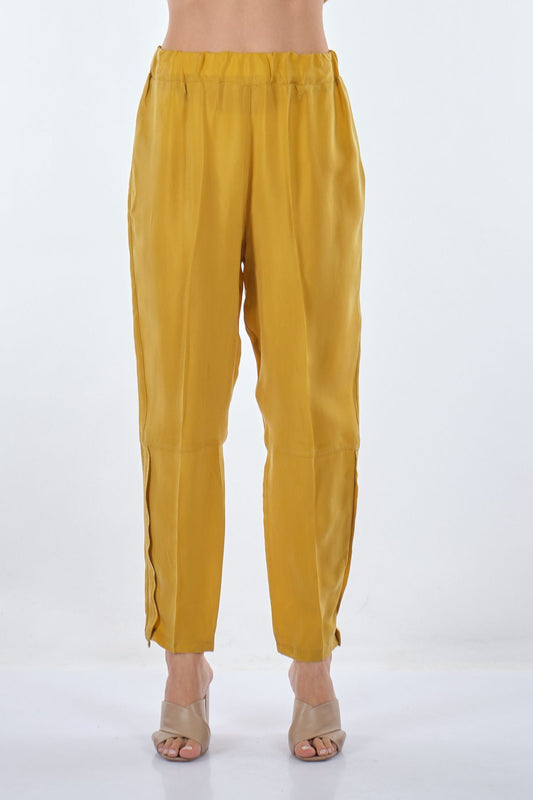 Misswhence Minimalist Yüksek Bel Midi Kadın Pantolon - Günlük Şıklık