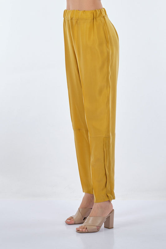Misswhence Minimalist Yüksek Bel Midi Kadın Pantolon - Günlük Şıklık