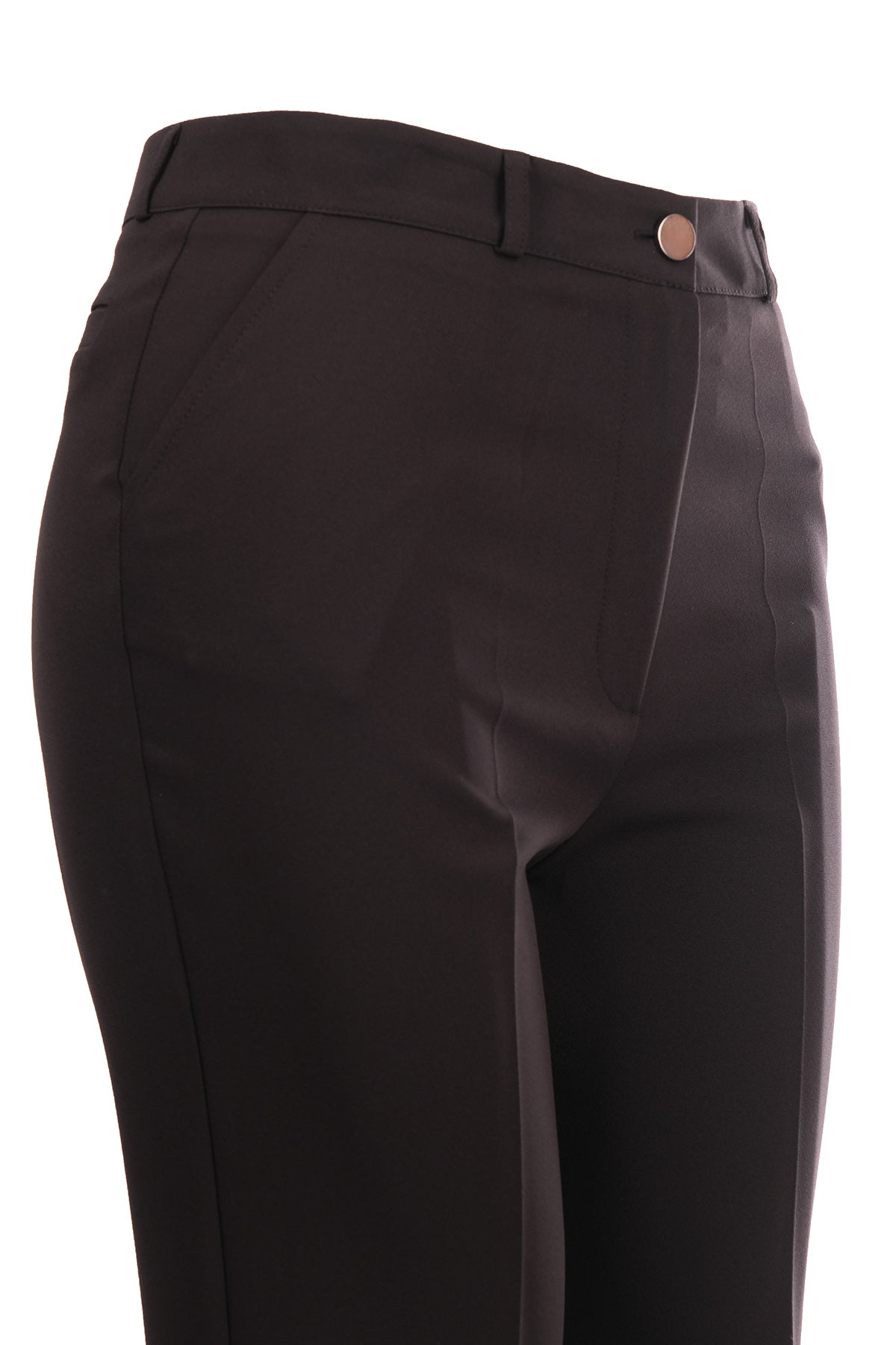 Modiva Minimalist Yüksek Bel Regular Fit Kadın Pantolon - Günlük & İş