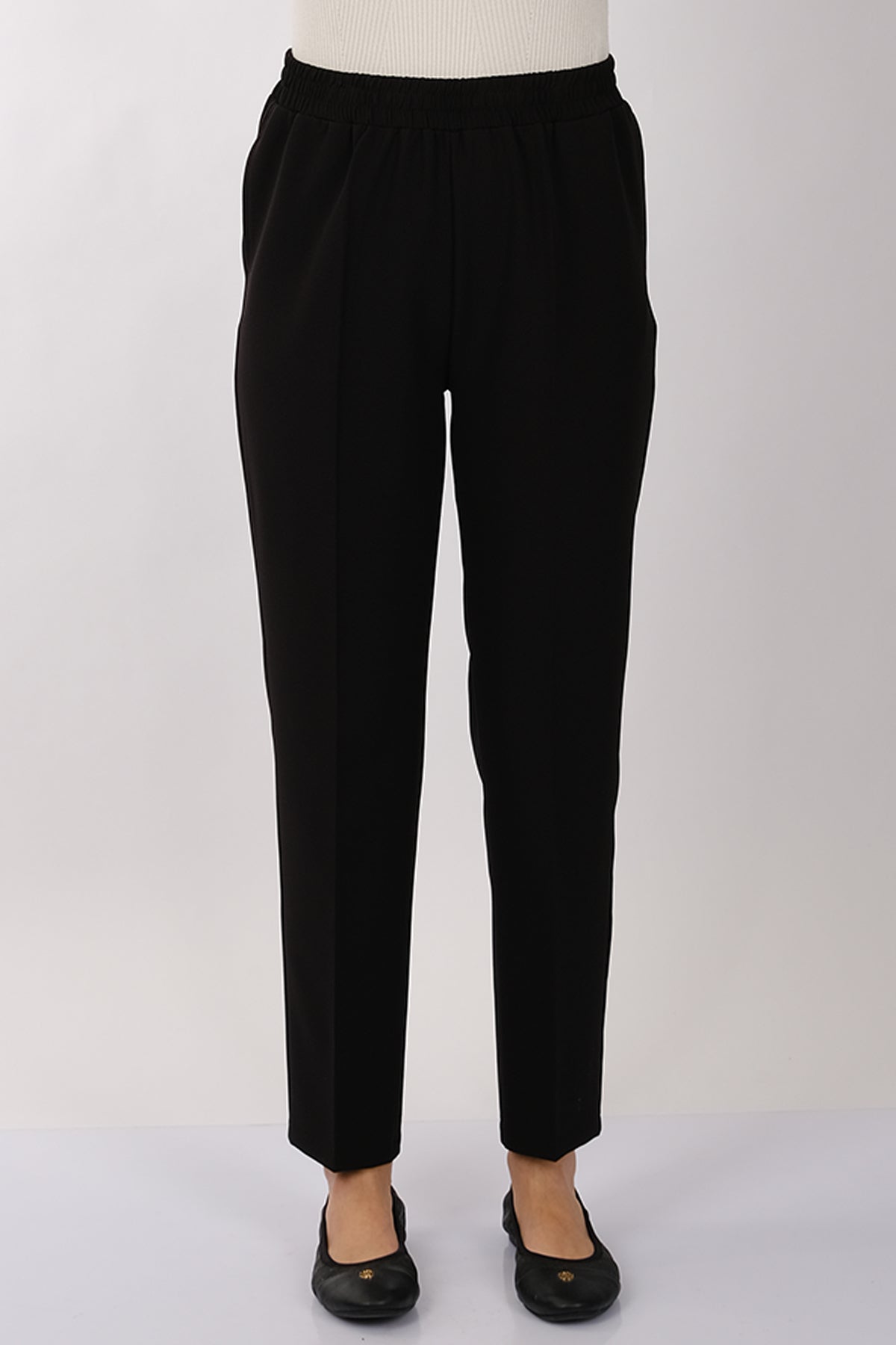 Modiva Kadın Yüksek Bel Regular Fit Pantolon - Minimalist Tarz