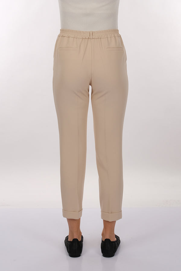 Modiva Minimalist Yüksek Bel Midi Kadın Pantolon - Günlük & Ofis