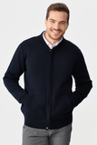 Men's Mandarin Collar Steel Knit Wool Jacket Pattern