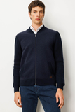 Men's Mandarin Collar Front Felt Knit Jacket Pattern