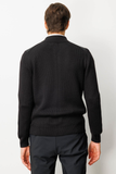 Men's Mandarin Collar Front Felt Knit Jacket Pattern