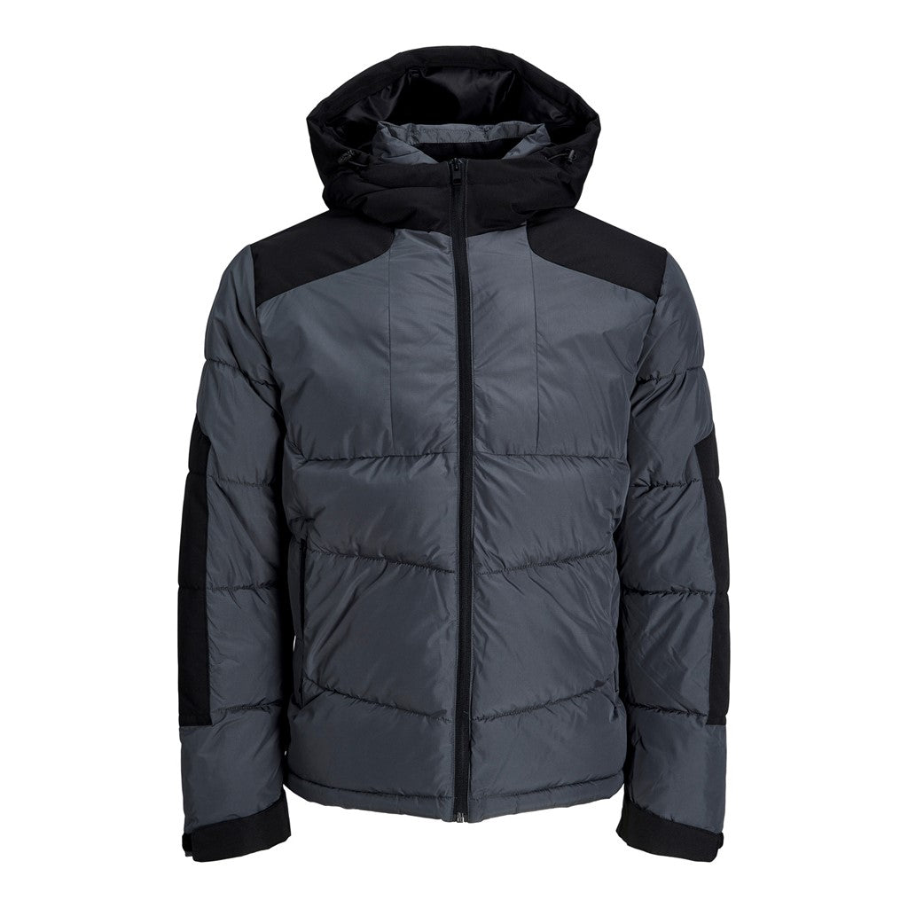 Jack&Jones Minimalist Oversize Kapüşonlu Erkek Kışlık Mont