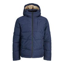 Jack&Jones Minimalist Oversize Kapüşonlu Erkek Kışlık Mont