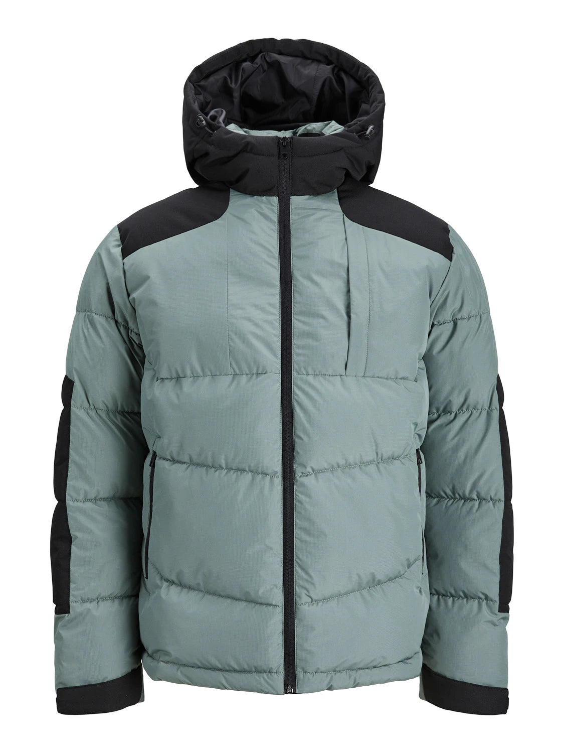 Jack&Jones Minimalist Oversize Kapüşonlu Erkek Kışlık Mont