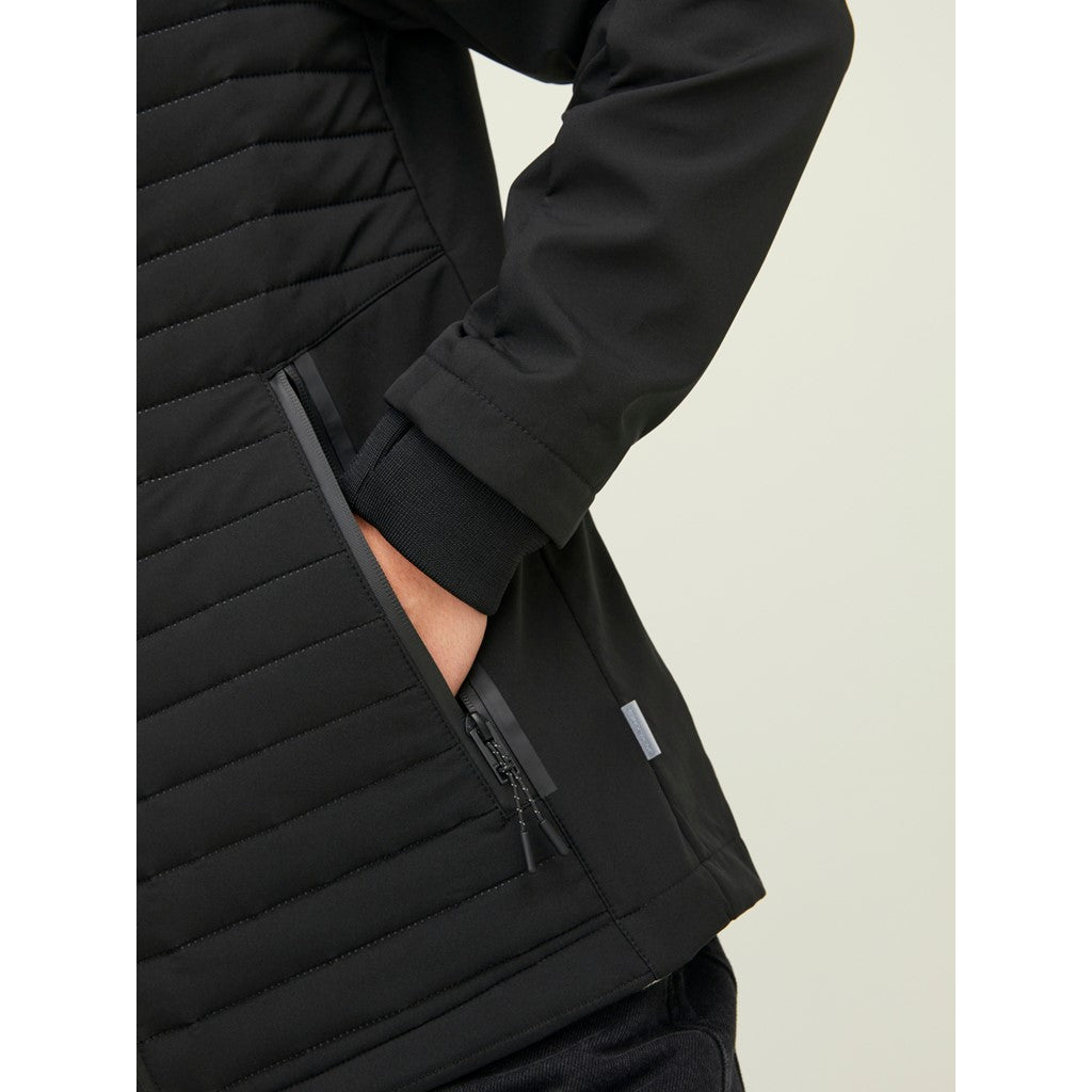 Jack&Jones Minimalist Kapüşonlu Erkek Mont - Günlük Stil