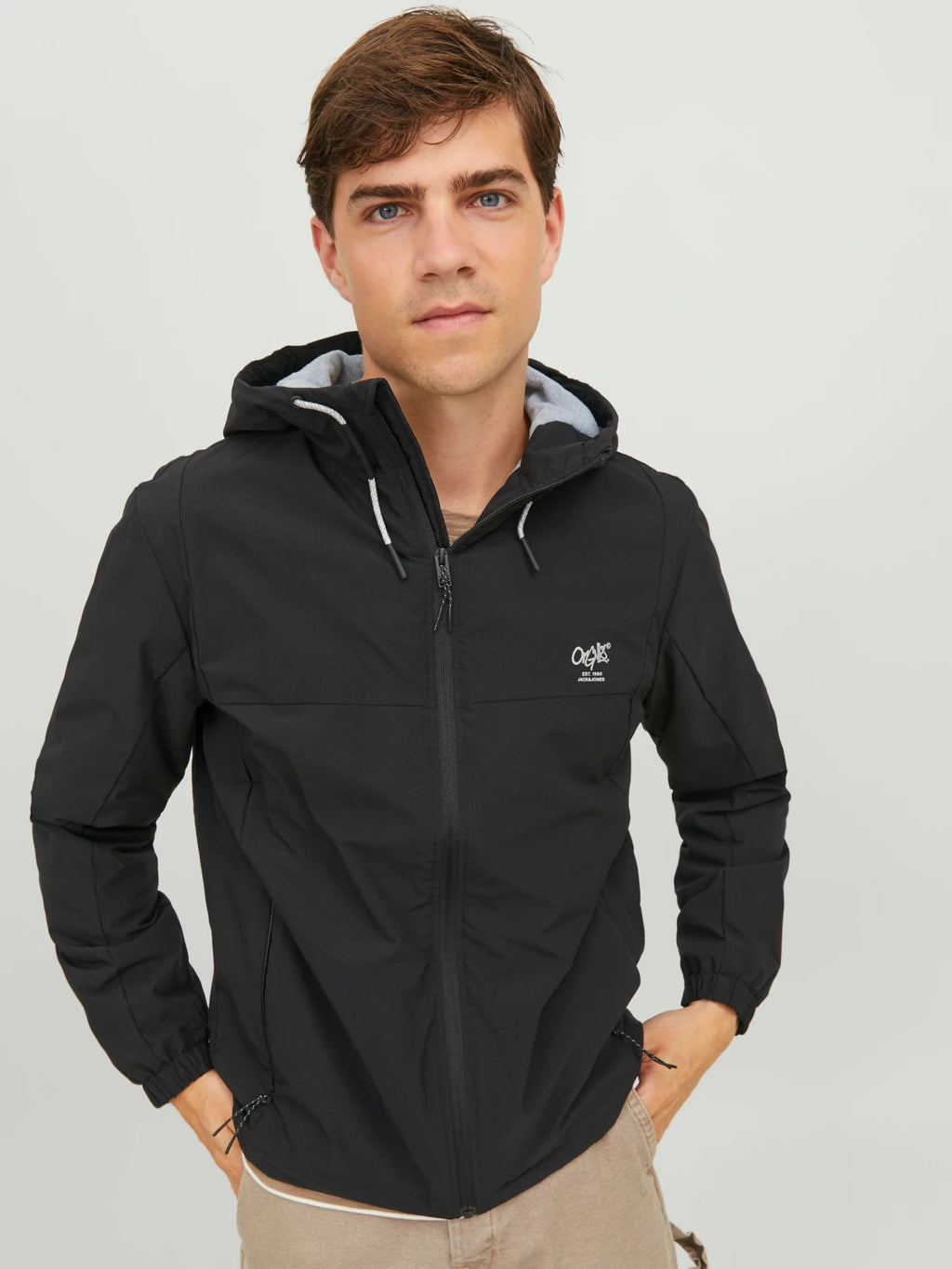 Jack&Jones Erkek Minimalist Kapüşonlu Mont - Regular Fit