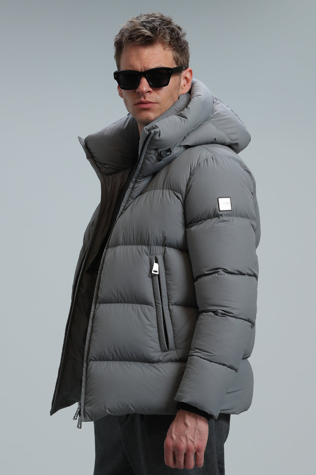 Lufian Oversize Minimalist Erkek Kışlık Mont - Regular Fit