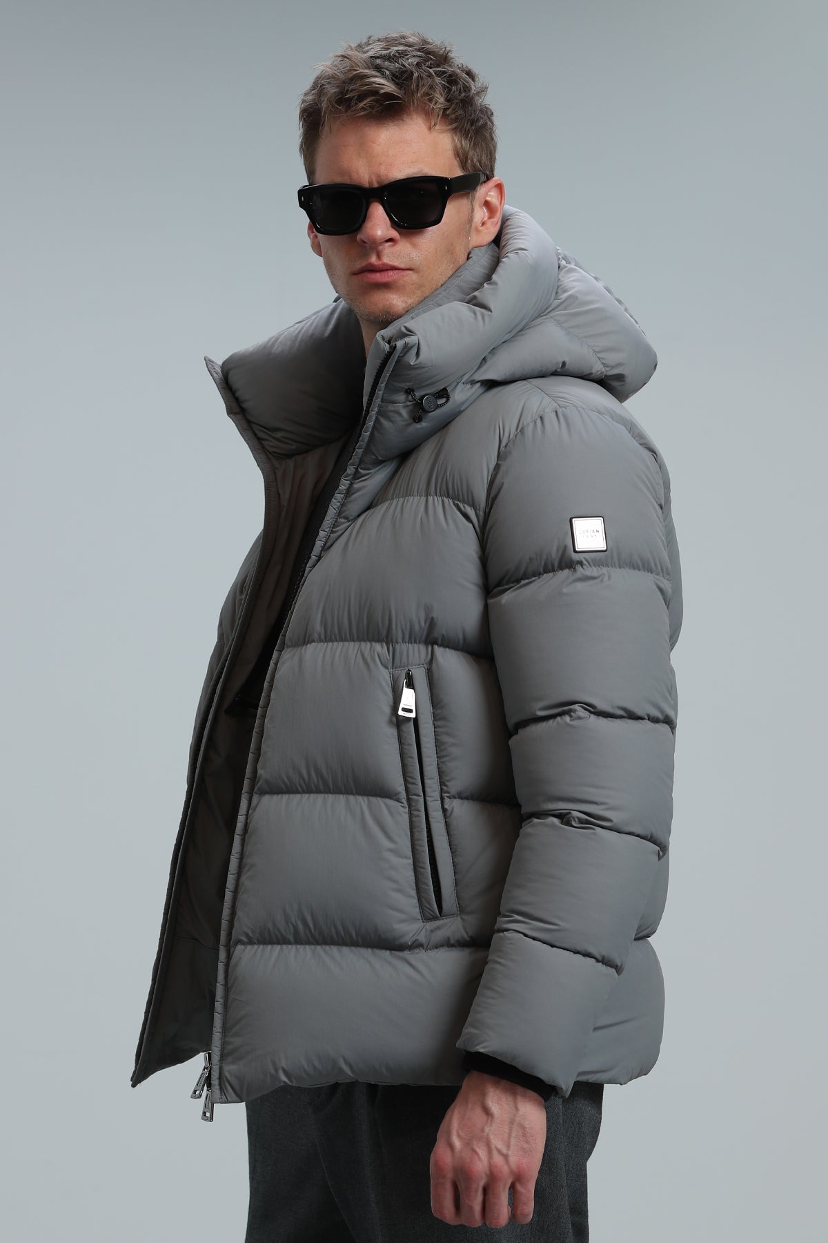 Lufian Oversize Minimalist Erkek Kışlık Mont - Regular Fit