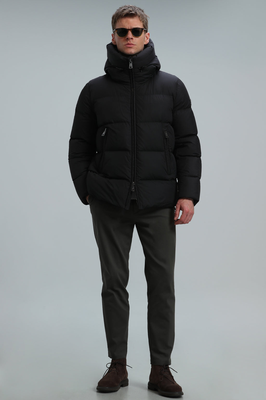 Lufian Oversize Minimalist Erkek Kışlık Mont - Regular Fit