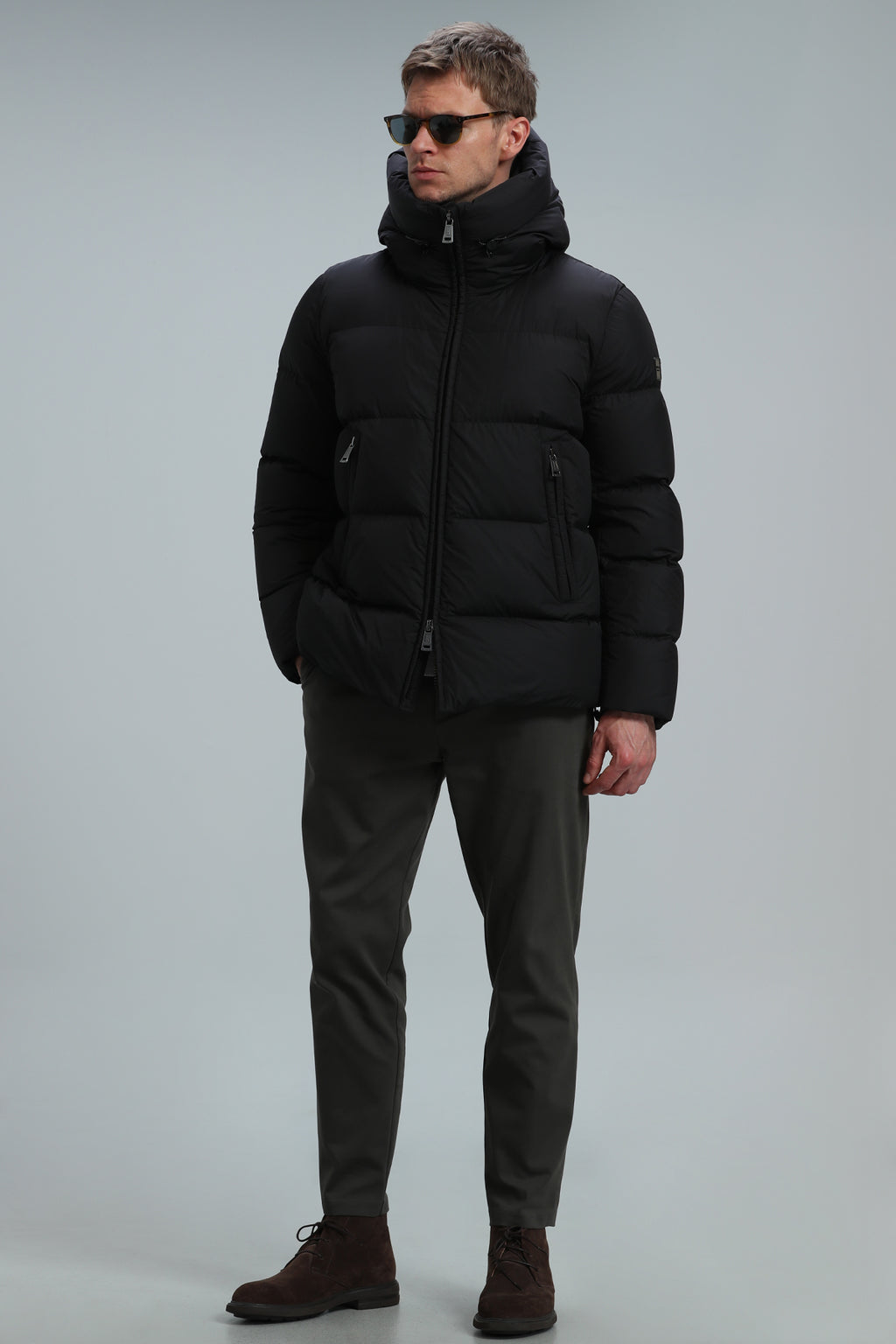 Lufian Oversize Minimalist Erkek Kışlık Mont - Regular Fit