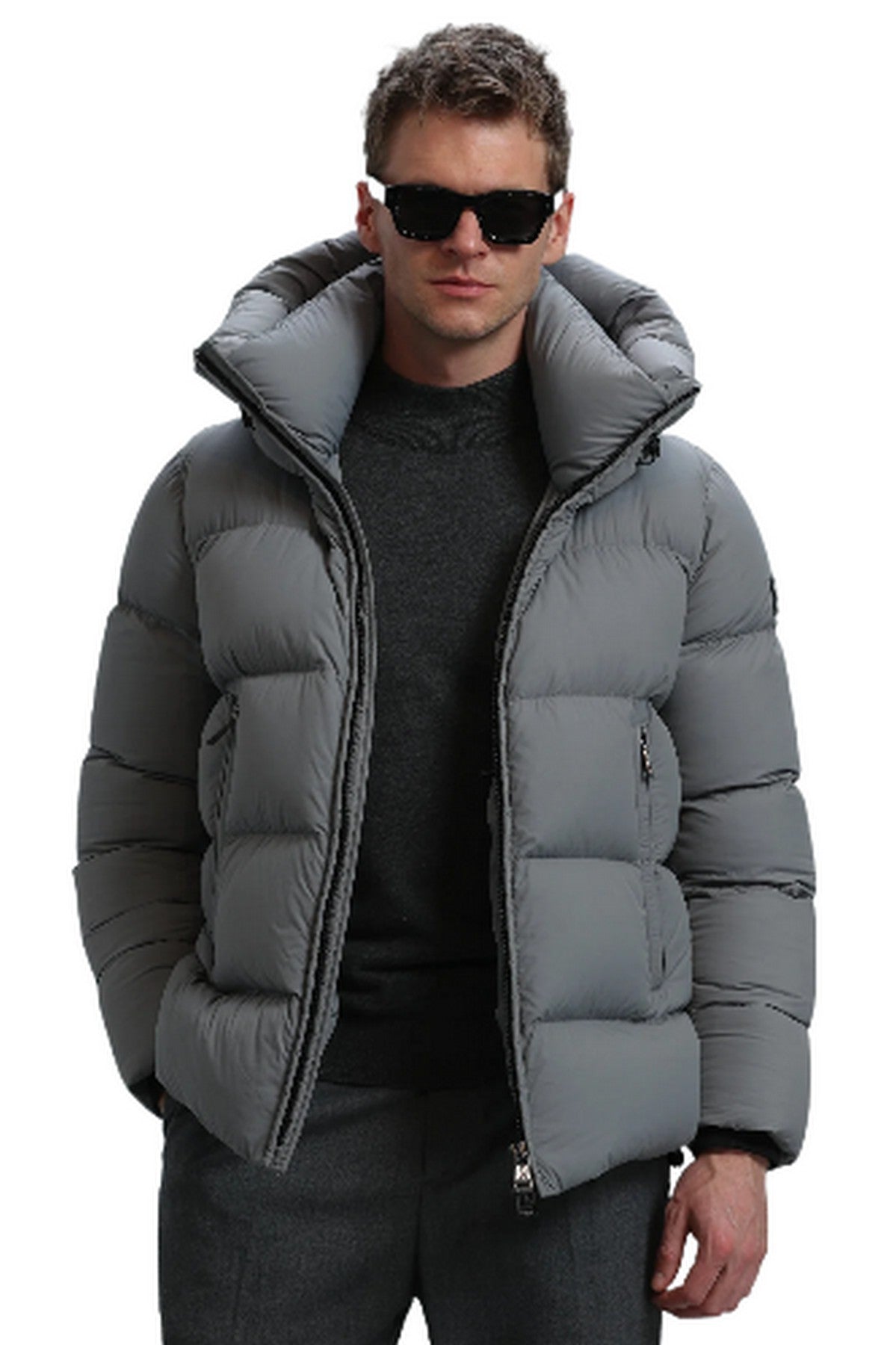 Lufian Oversize Minimalist Erkek Kışlık Mont - Regular Fit