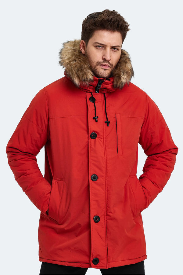 Lumberjack Erkek Oversize Kapüşonlu Kaban - Kışlık Sıcaklık
