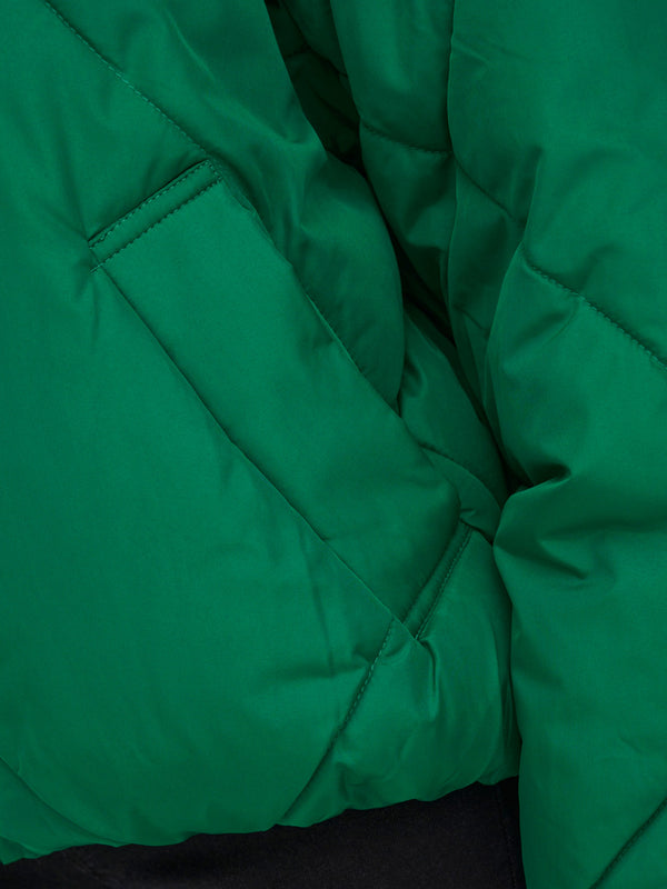 Only Oversize Kapüşonlu Şişme Mont - Minimalist Günlük Tarz