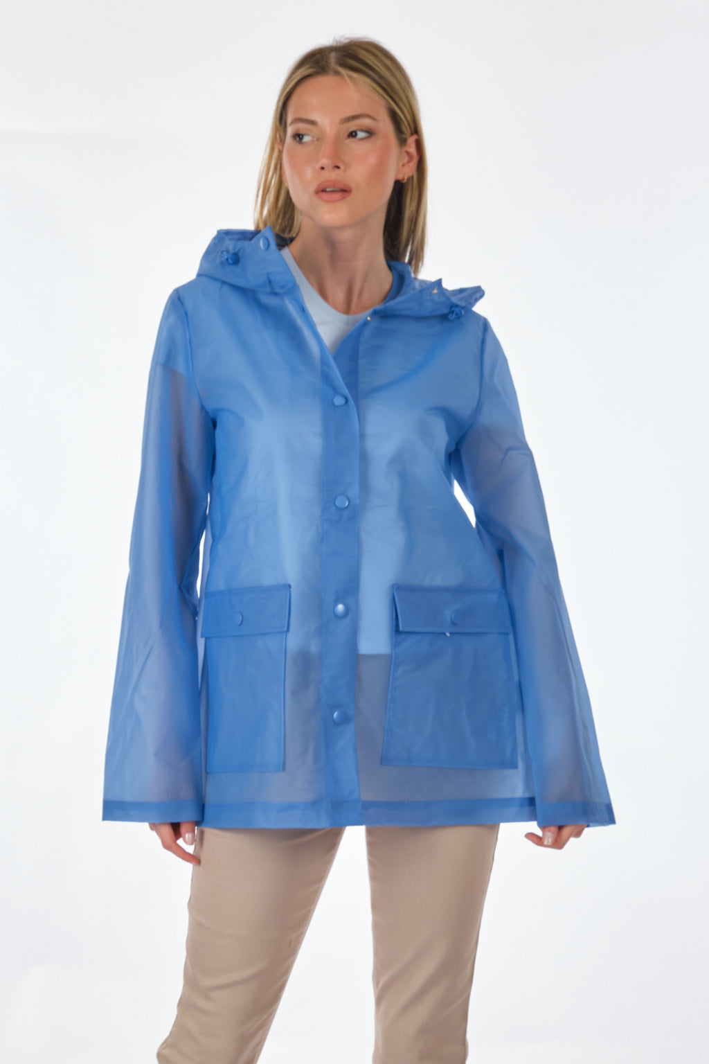 Only Oversize Kapüşonlu Yağmurluk - Minimalist Günlük