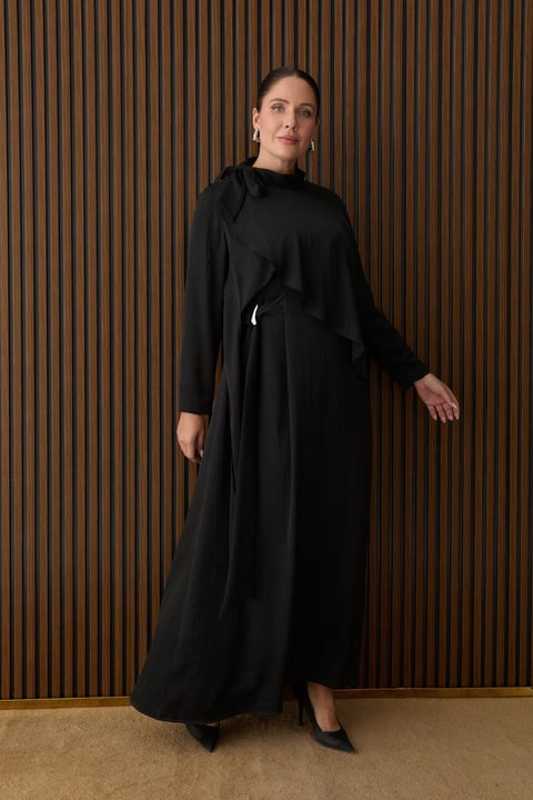 Müsemma Büyük Beden Aylin Elbise  26KELB-MUS0004 Secondary image