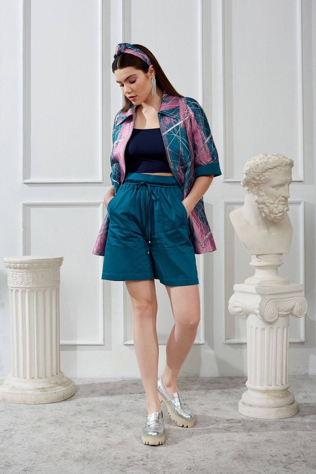 Naar Oversize Kadın Şort - Minimalist & Rahat Günlük Main image