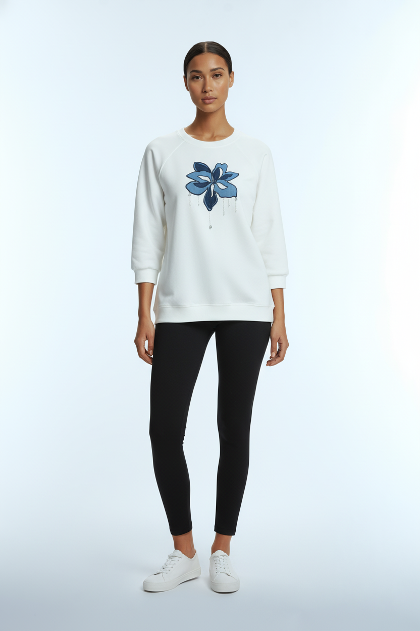 nakış detaylı sweatshirt Scl Secondary image