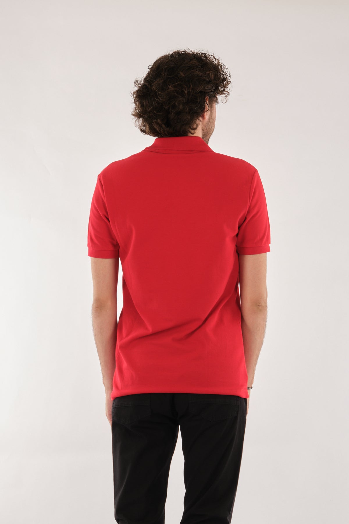 Nehir Minimalist Polo Yaka Kısa Kol Erkek T-Shirt Main image