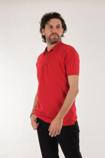 Nehir Minimalist Polo Yaka Kısa Kol Erkek T-Shirt