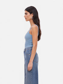 Nocturne Bisiklet Yaka Crop Top