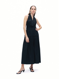 Nocturne Women's Halter Neck Maxi Dress N25YN2488