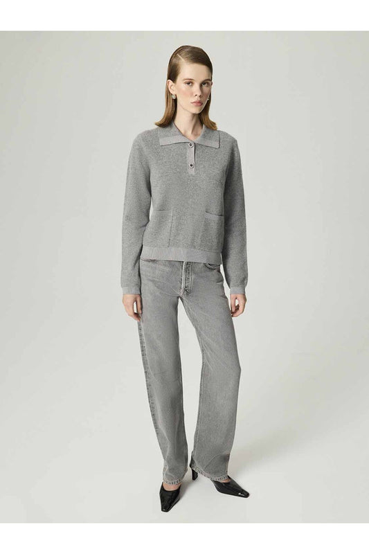 Nocturne Kadın Düğme Aksesuarlı Triko N26KD50153