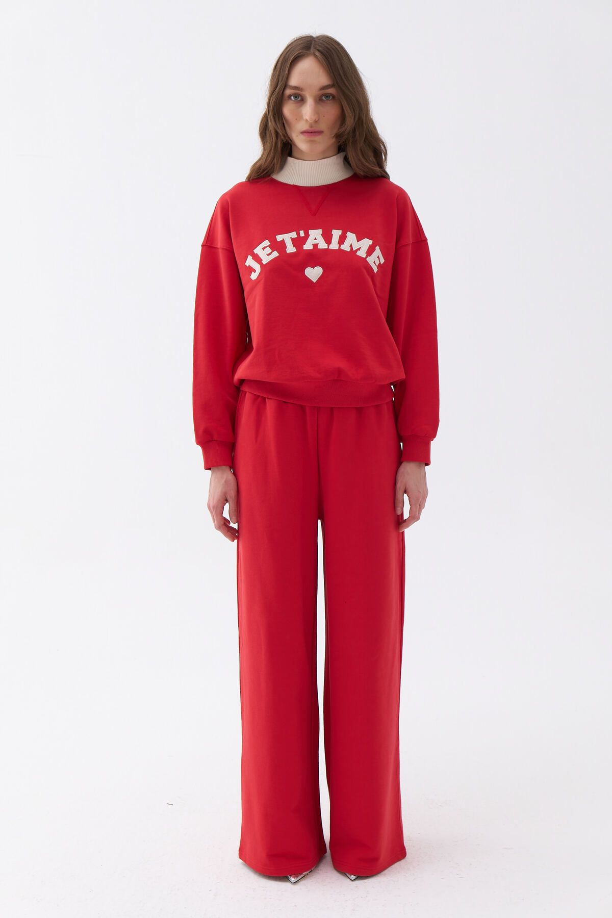 Nocturne Oversize Midi Kadın Pantolon - Günlük Rahatlık Main image