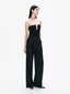 Nocturne Minimalist Yüksek Bel Geniş Paça Midi Kadın Pantolon - Günlük & Ofis