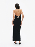 Nocturne Women's Maxi Dress with Back Accessory N25YN2510
