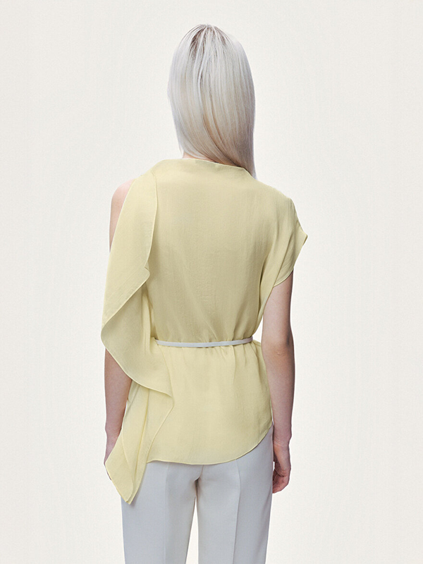 Nocturne Kemar Detaylı Asimetrik Bluz N26YN6228