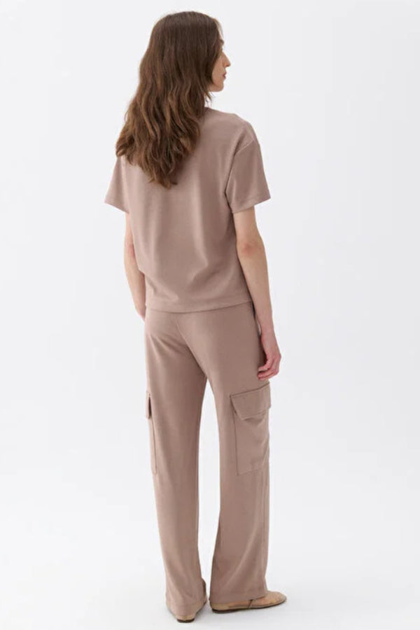 Nocturne Minimalist Oversize Kadın T-Shirt - Kısa Kol - Günlük