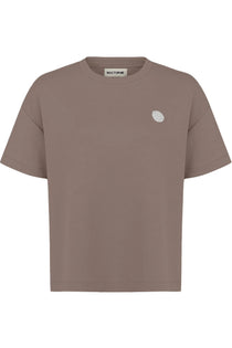Nocturne Minimalist Oversize Kadın T-Shirt - Kısa Kol - Günlük