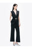 Nocturne Minimalist Yüksek Bel Geniş Paça Kadın Pantolon - Modern Tasarım