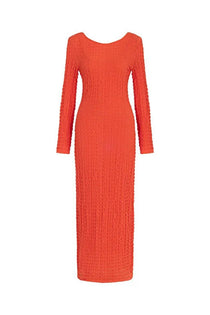 Nocturne Oversize Maxi Elbise - Uzun Kol - Minimalist Stil