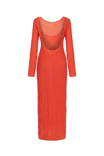 Nocturne Oversize Maxi Elbise - Uzun Kol - Minimalist Stil