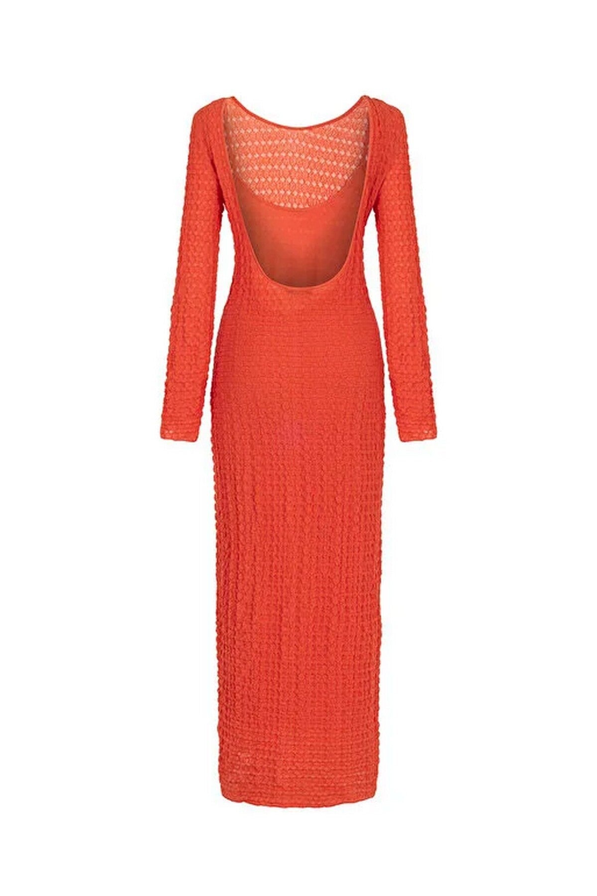 Nocturne Oversize Maxi Elbise - Uzun Kol - Minimalist Stil