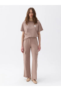 Nocturne Oversized Cepli Midi Kadın Pantolon - Minimalist Tarz