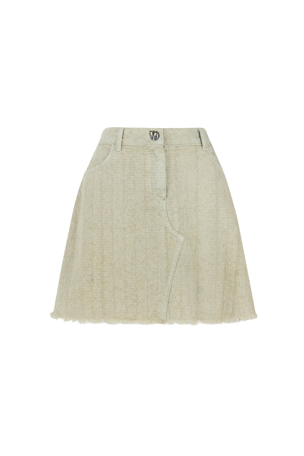 Nocturne Püskül Detaylı Mini Denim Etek N24YN4113