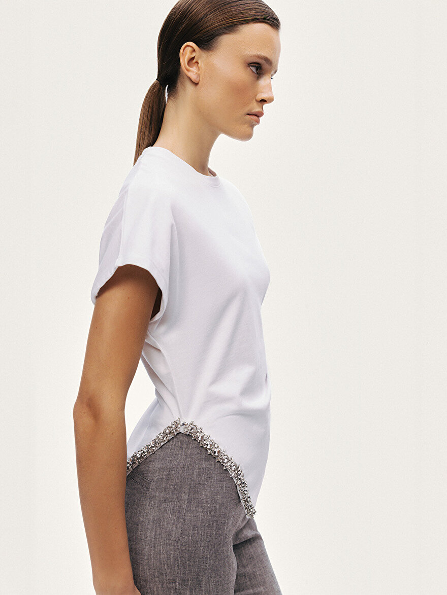 Nocturne Taş Detaylı T-Shirt N26YD70089