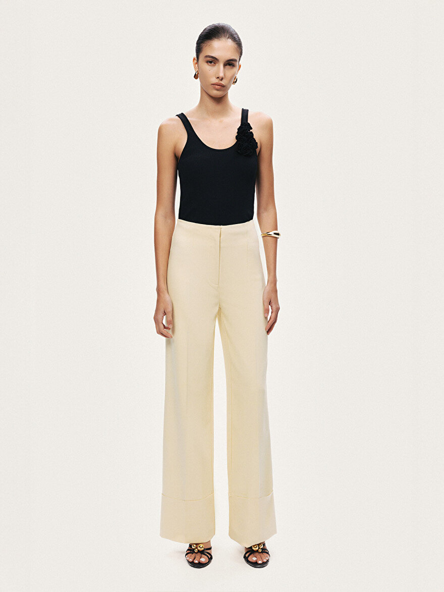 Nocturne Yüksek Bel Wide Leg Pantolon N26YN3483 Main image