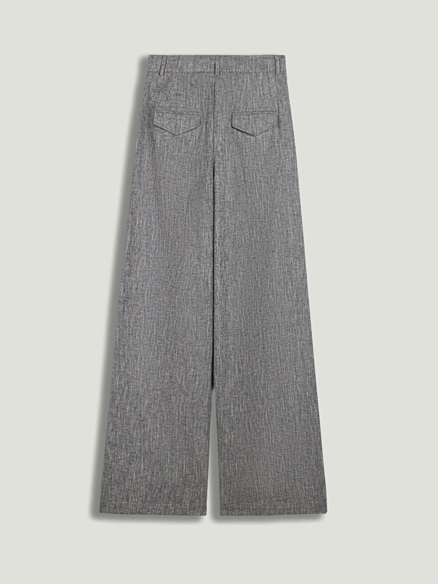 Nocturne Yüksek Geniş Paça Pantolon N26YN3499 Secondary image