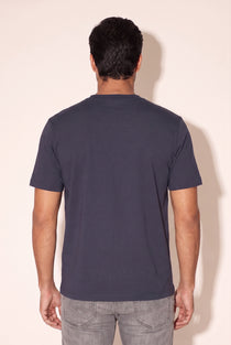 O Yaka Fırçalı 2 İplik T-Shirt JSCO